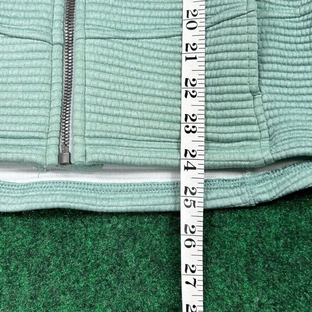 Killtec Womens Size 10 Ribbed Full-Zip Jacket Mint Green Mock Neck - Picture 5 of 10